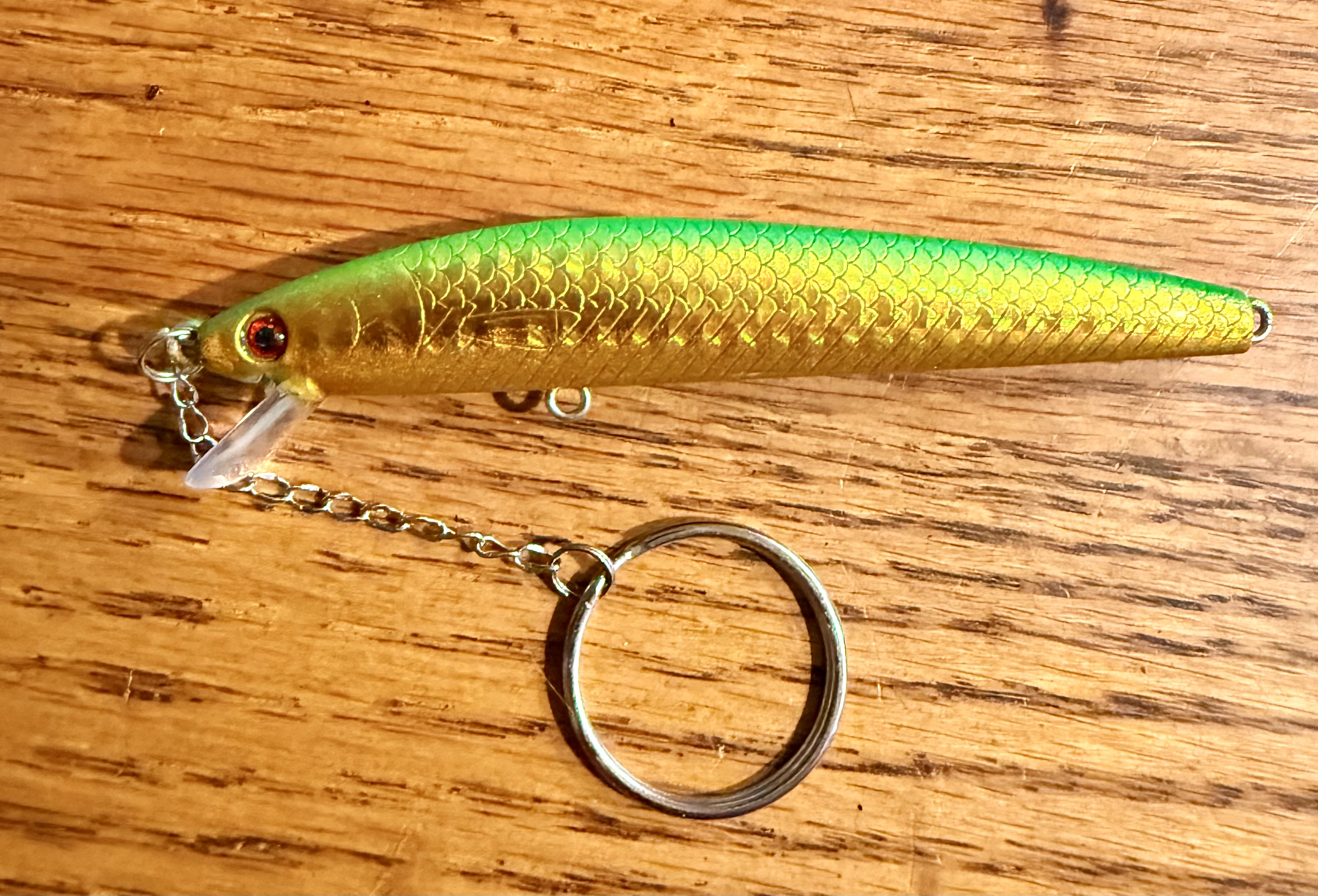 Third green and yellow minnow crankbait